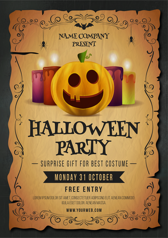 Halloween Customizable Party Invitation Card