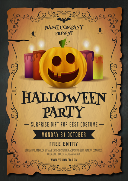 Halloween Customizable Party Invitation Card