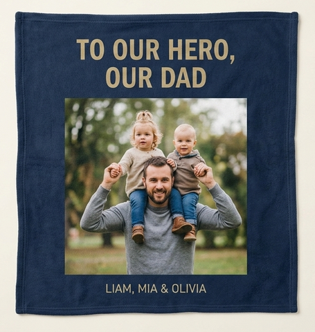 Picture Perfect Personalized Photo Blanket