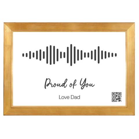 Sound Wave Sign With QR CodeMain