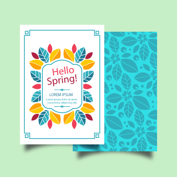 Greetings card for events and holidays using Predefine template
