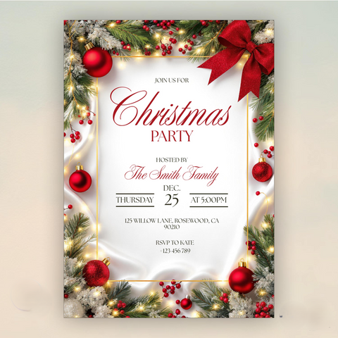 Christmas Party Invitation card