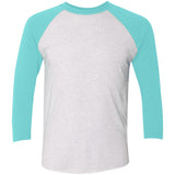 Next Level Tri-Blend 3/4 Sleeve Baseball Raglan T-Shirt