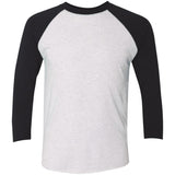 Next Level Tri-Blend 3/4 Sleeve Baseball Raglan T-Shirt