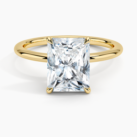 Solitaire Engagement Ring with Conditional Logic Product Option