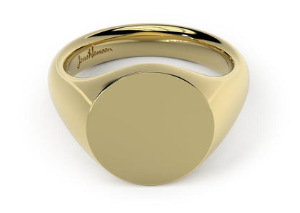 Round Signet Ring