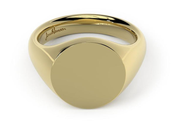 Round Signet Ring